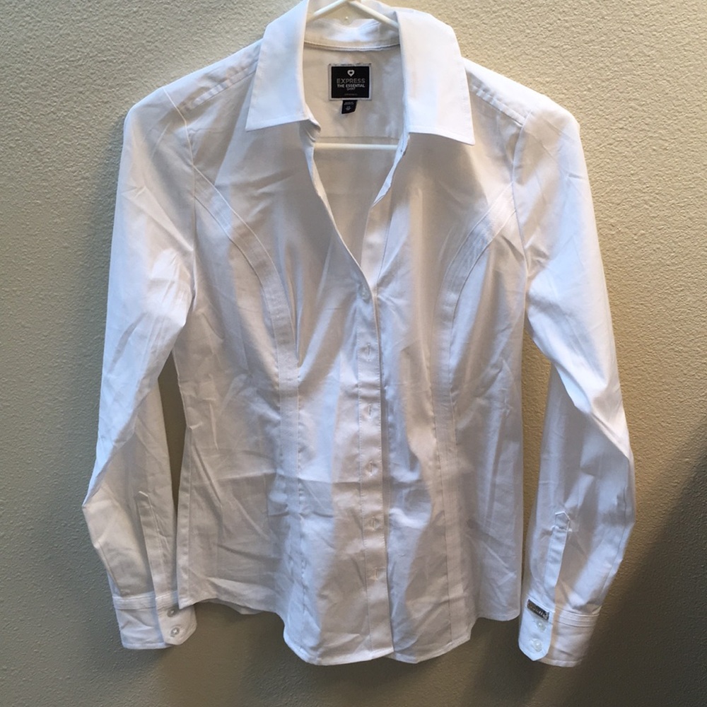 Express The Original Essential Shirt in White